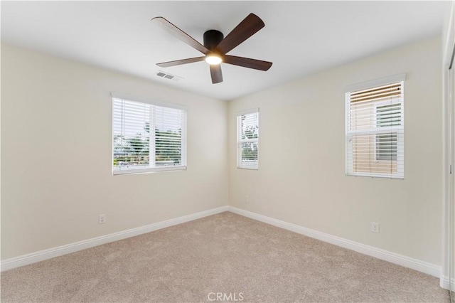 20304 Estuary Ln, Newport Beach, CA 92660 - spare room with carpet floors, ceiling fan, and baseboards