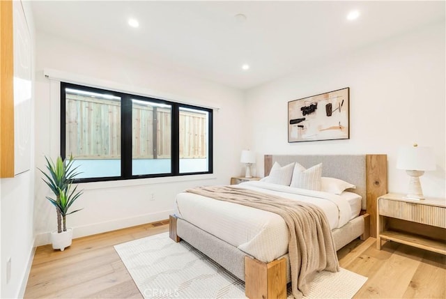 1759 Glenneyre St, Laguna Beach, CA 92651 - bedroom featuring wood finished floors, baseboards, and recessed lighting