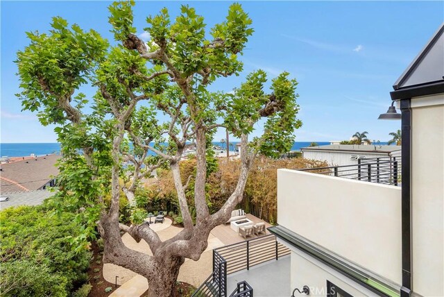 1759 Glenneyre St, Laguna Beach, CA 92651 - view of patio / terrace featuring a water view and a balcony