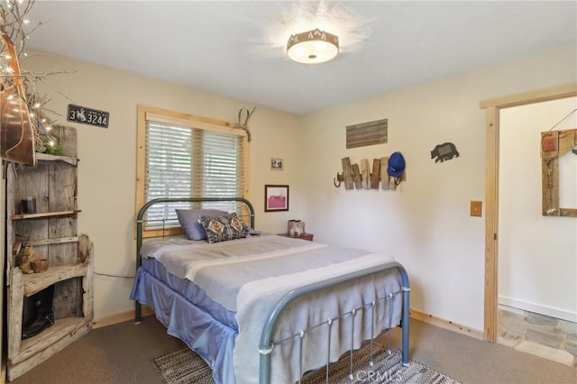 385 Iris Dr, Twin Peaks, CA 92391 - carpeted bedroom with baseboards