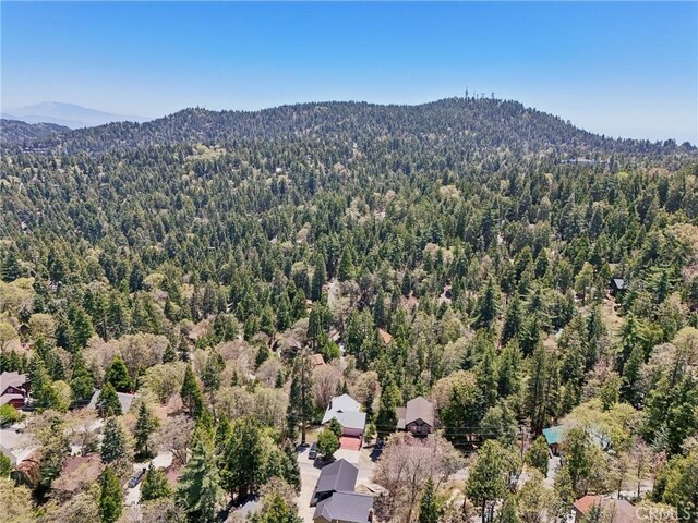 385 Iris Dr, Twin Peaks, CA 92391 - drone / aerial view of a forest and a mountainous background