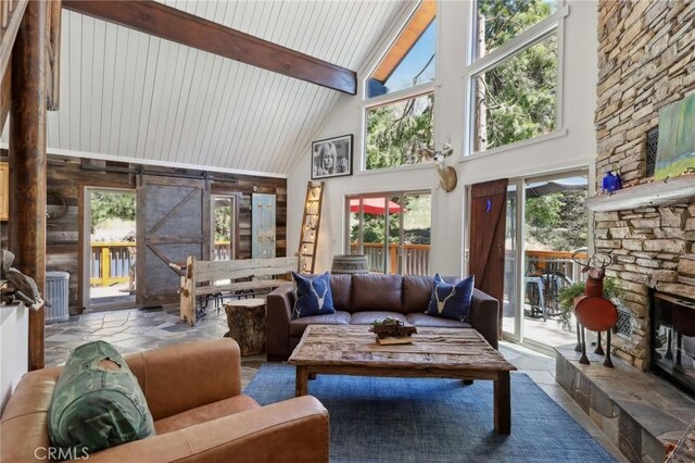 385 Iris Dr, Twin Peaks, CA 92391 - view of sunroom