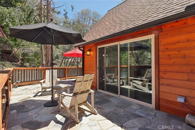 385 Iris Dr, Twin Peaks, CA 92391 - view of patio / terrace