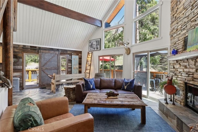 385 Iris Dr, Twin Peaks, CA 92391 - sunroom / solarium with healthy amount of natural light