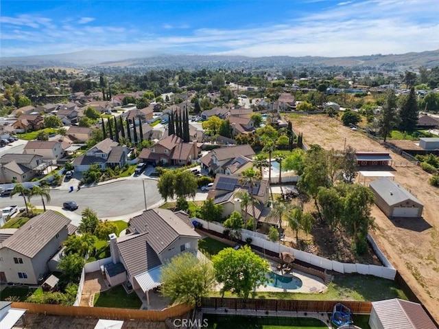 12427 Stardell Ln, Yucaipa, CA 92399 - aerial perspective of suburban area with a mountainous background
