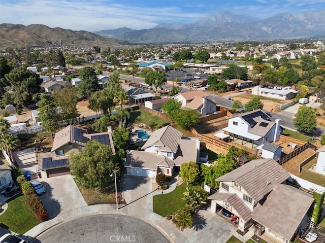 12427 Stardell Ln, Yucaipa, CA 92399 - aerial view of residential area with a mountainous background