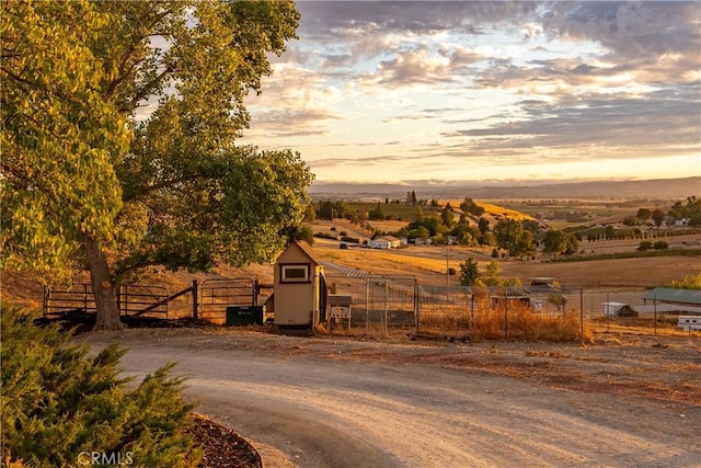 2245 Rancho Lomas Way, San Miguel, CA 93451 - view of dirt / gravel road featuring a rural view