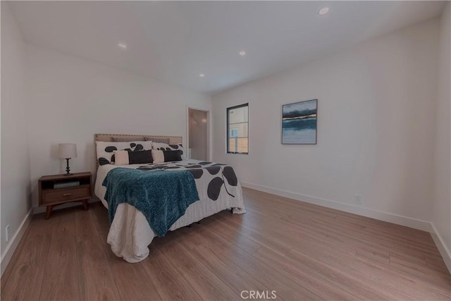 3448 Ferncroft Rd, Los Angeles, CA 90039 - bedroom featuring wood finished floors, baseboards, and recessed lighting