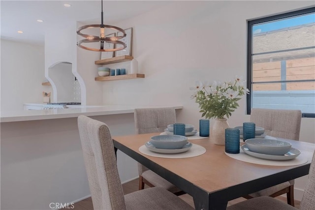 3448 Ferncroft Rd, Los Angeles, CA 90039 - dining room featuring a chandelier
