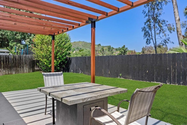 15576 Paseo Ajanta, San Diego, CA 92129 - view of patio / terrace featuring a pergola