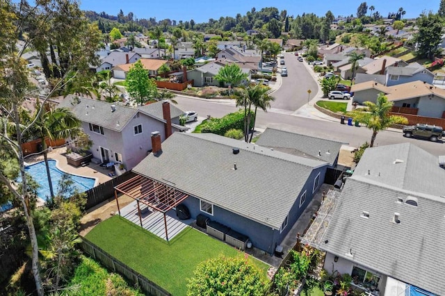 15576 Paseo Ajanta, San Diego, CA 92129 - aerial view of residential area featuring a pool