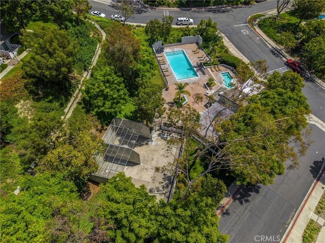 19836 White Spring Ln, Yorba Linda, CA 92886 - bird's eye view of a pool area