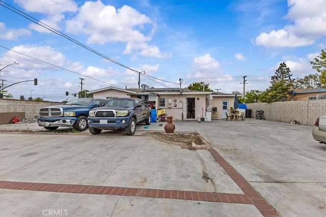 9502 Westminster Ave, Garden Grove, CA 92844 - view of front of home with fence and stucco siding