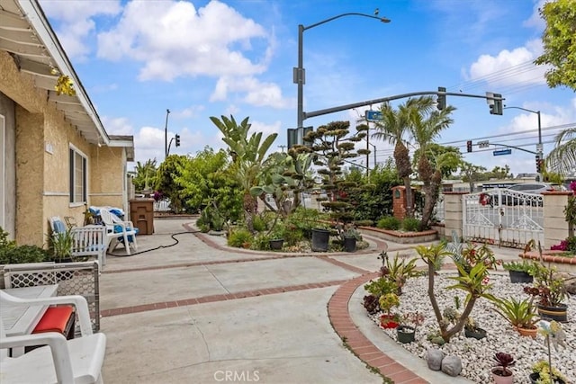 9502 Westminster Ave, Garden Grove, CA 92844 - view of patio / terrace with fence and a gate