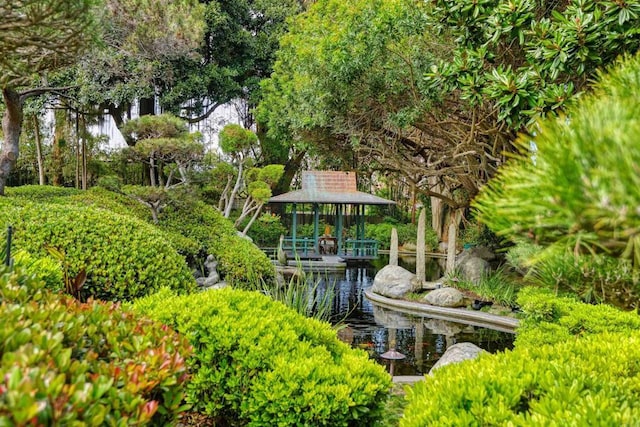 567 Gage Ln, San Diego, CA 92106 - dock with a gazebo