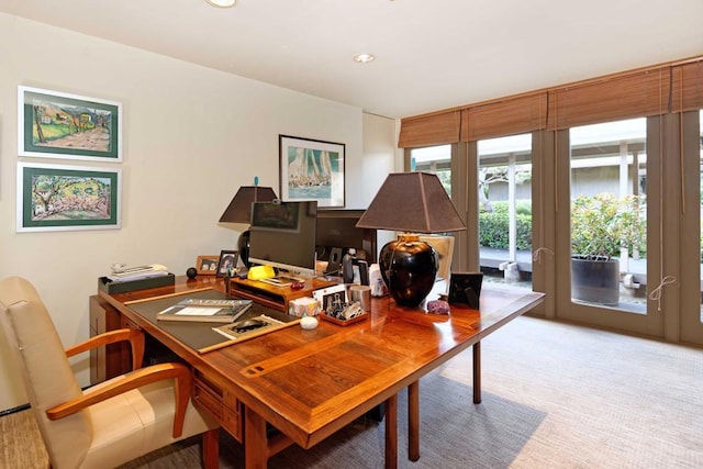567 Gage Ln, San Diego, CA 92106 - office area featuring recessed lighting