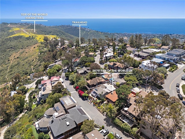 28751 Top Of The World Dr, Laguna Beach, CA 92651 - aerial perspective of suburban area with a large body of water