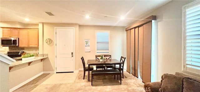 299 E Arrow Hwy Unit 4, Glendora, CA 91740 - dining space with recessed lighting and baseboards
