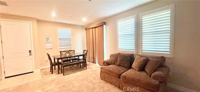 299 E Arrow Hwy Unit 4, Glendora, CA 91740 - living area featuring recessed lighting and light colored carpet