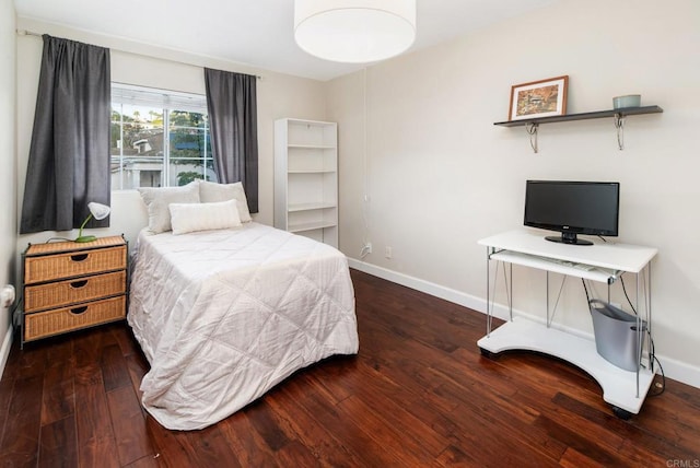 3362 Edgeview, San Marcos, CA 92078 - bedroom featuring baseboards and wood-type flooring
