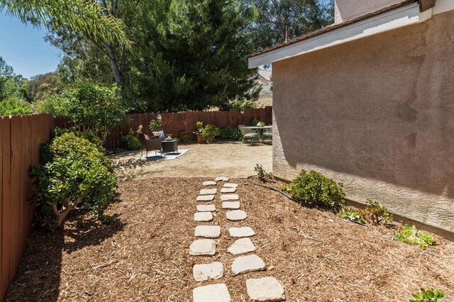 3362 Edgeview, San Marcos, CA 92078 - fenced backyard featuring a patio area