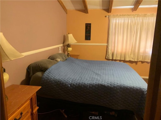 7218 Dalscote St, Hesperia, CA 92345 - bedroom featuring beamed ceiling