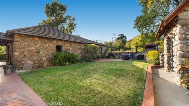2304 Rosedale Curv, Upland, CA 91784 - view of yard with outdoor lounge area and a patio