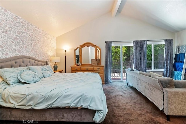 3079 Mojave Ct, Highland, CA 92346 - bedroom featuring access to outside and carpet flooring