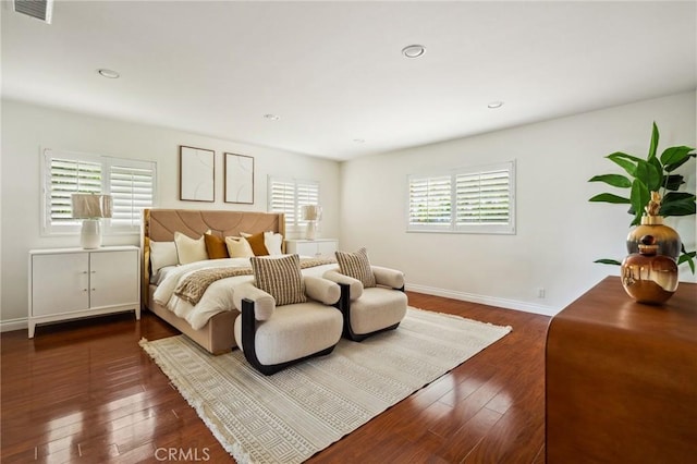 3336 Villa Mesa Rd, Pasadena, CA 91107 - bedroom with wood finished floors and recessed lighting