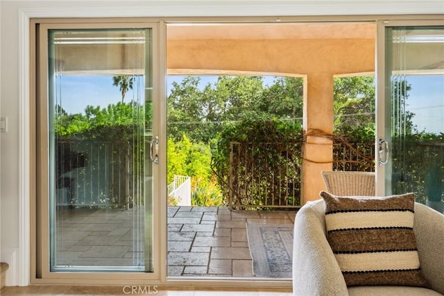 3336 Villa Mesa Rd, Pasadena, CA 91107 - doorway to outside featuring plenty of natural light