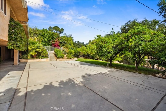 3336 Villa Mesa Rd, Pasadena, CA 91107 - view of patio / terrace featuring stairs