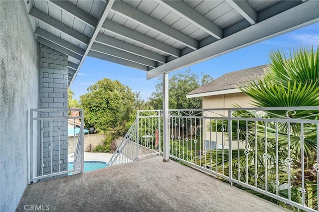 1836 Macinnes Pl, Placentia, CA 92870 - balcony with view of pool
