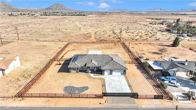 21192 Zuni Rd, Apple Valley, CA 92307 - overview of rural landscape with a desert landscape and a mountainous background