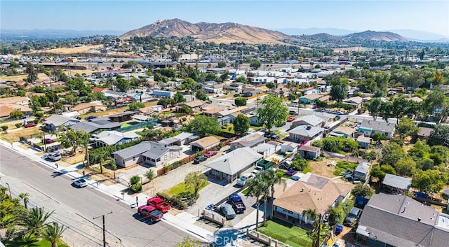 6916 36th St, Jurupa Valley, CA 92509 - aerial perspective of suburban area featuring mountains