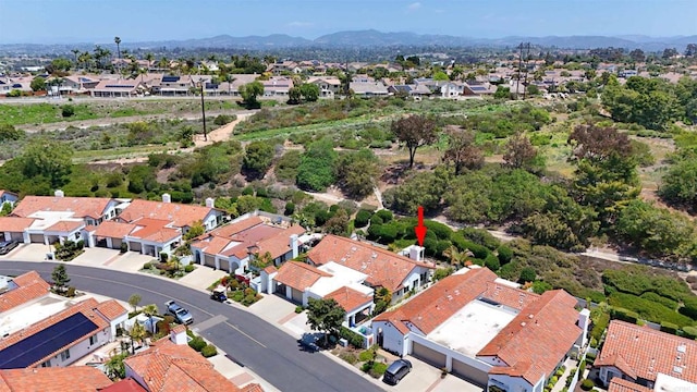 4547 Cordoba Way, Oceanside, CA 92056 - aerial view of residential area with a mountainous background