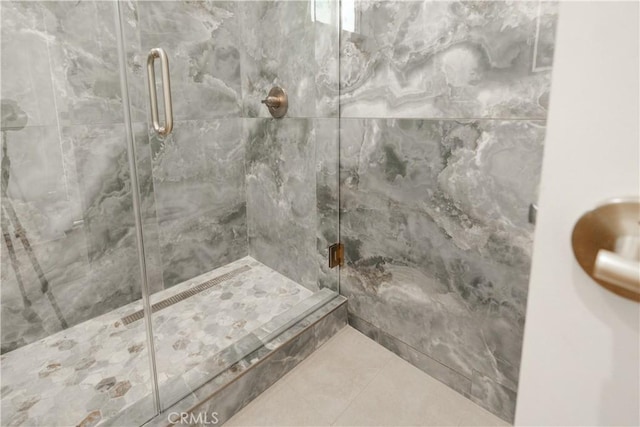 247 S Benton Way, Los Angeles, CA 90057 - full bath featuring a shower stall and tile patterned flooring