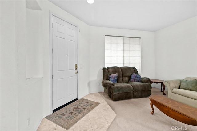 9011 Honeysuckle Ave, Hesperia, CA 92344 - carpeted living area with recessed lighting