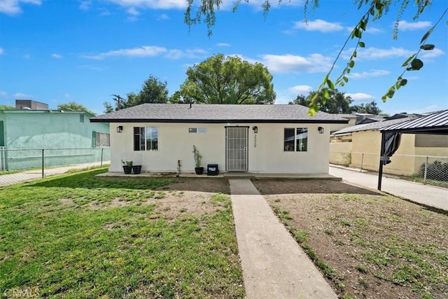 2329 Roxbury Dr, San Bernardino, CA 92404 - view of front of home featuring stucco siding and a patio