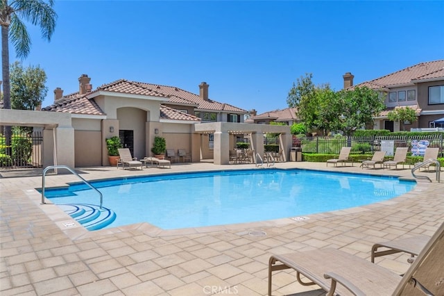 170 Valley View Ter, Mission Viejo, CA 92692 - community pool featuring a patio and a pergola