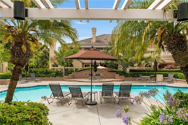 123 Costa Brava, Laguna Niguel, CA 92677 - community pool featuring a pergola and a patio