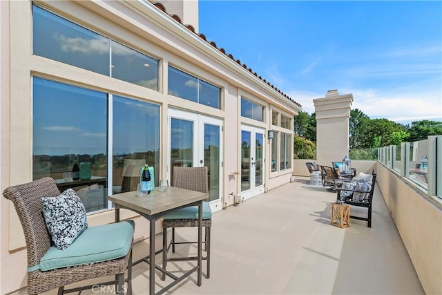 123 Costa Brava, Laguna Niguel, CA 92677 - view of patio / terrace with french doors and outdoor dining space