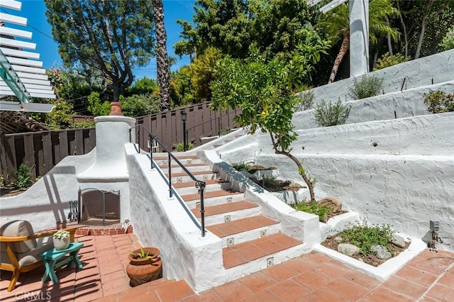 view of staircase