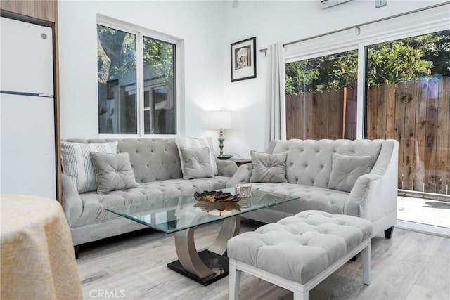 14027 Wyandotte St, Van Nuys, CA 91405 - living area with light wood finished floors