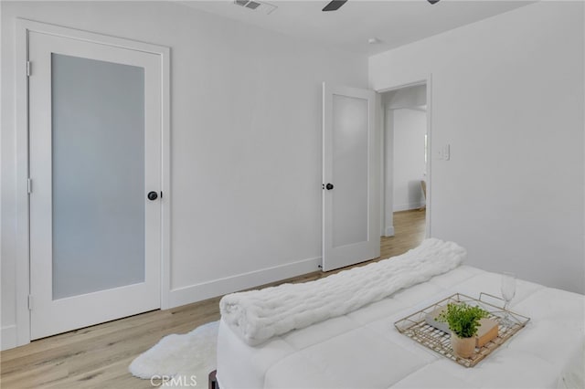 8332 Cherimoya Ave, Fontana, CA 92335 - bedroom featuring wood finished floors and a ceiling fan