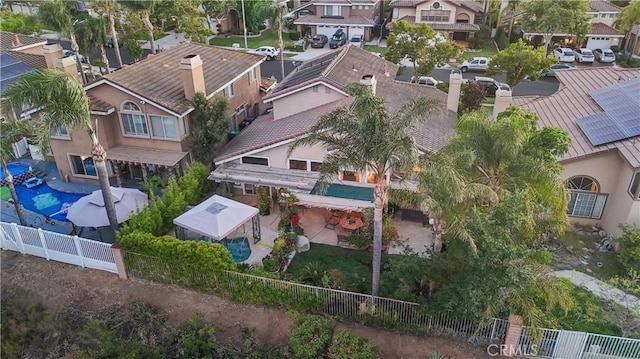 1551 Dominguez Ranch Rd, Corona, CA 92882 - aerial perspective of suburban area
