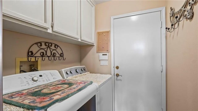1551 Dominguez Ranch Rd, Corona, CA 92882 - washroom with washing machine and dryer and cabinet space