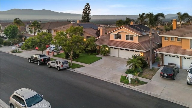 1551 Dominguez Ranch Rd, Corona, CA 92882 - aerial perspective of suburban area featuring a mountainous background