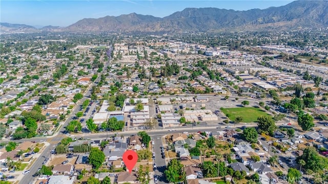 12737 Cometa Ave, San Fernando, CA 91340 - aerial view of property's location with a mountain backdrop