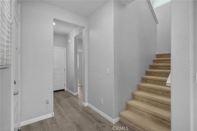 3170 E Painted Crescent St, Ontario, CA 91762 - staircase with wood finished floors and baseboards