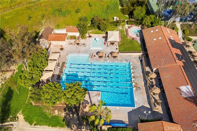 26021 Flintlock Ln, Laguna Hills, CA 92653 - aerial view of a pool
